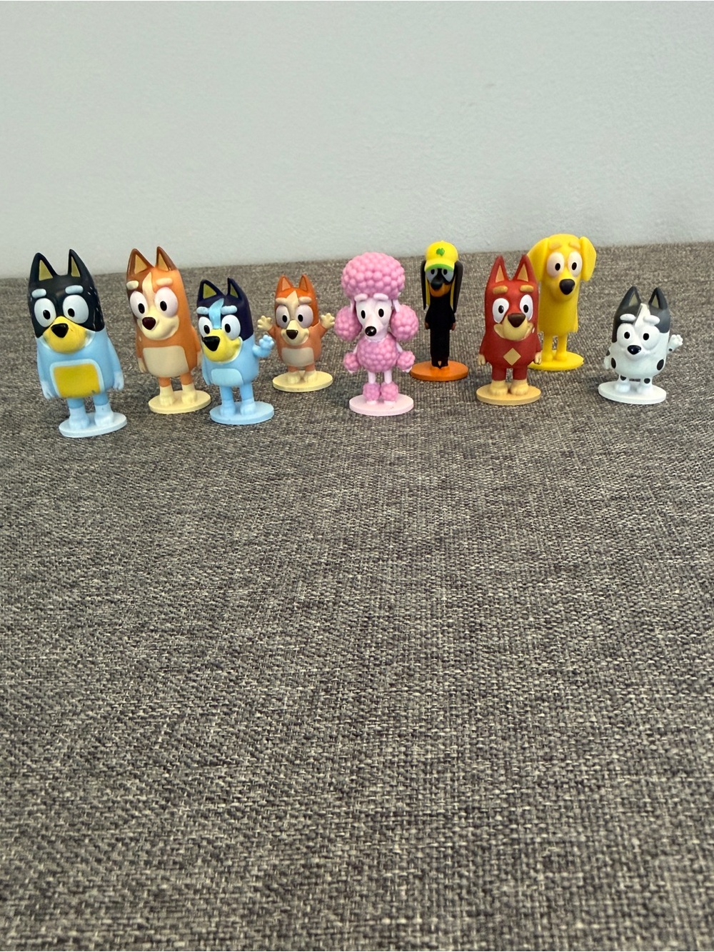 Bluey Family and Friends Toy Figures Lot of 9 Ludo Studio Non-Articulating Dogs